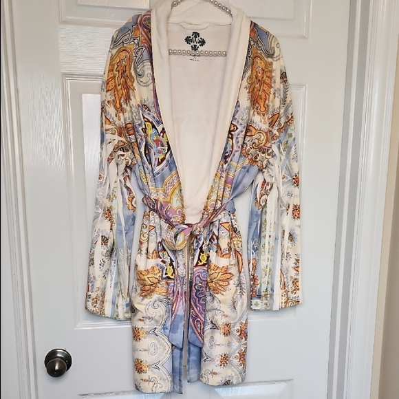 Wrap Up By VP Womens Luxury Mini Robe - Picture 2 of 9